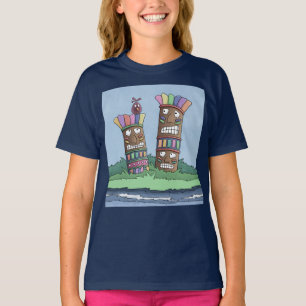 Tiki Bird Rosebud T-Shirt
