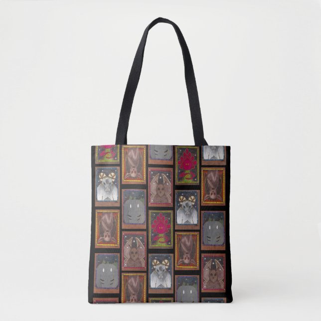 Tiki Cryptids Tote Bag (Front)