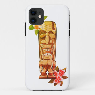 Tiki culture Hawaiian Tiki bar mask iPhone 11 Case