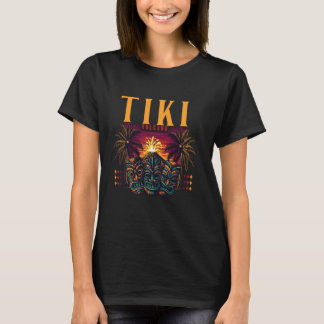 Tiki culture Maori mask for a Tkik Fans T-Shirt