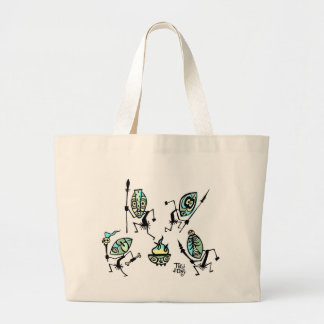 Tiki Dancers Tote Bag by Tiki tOny