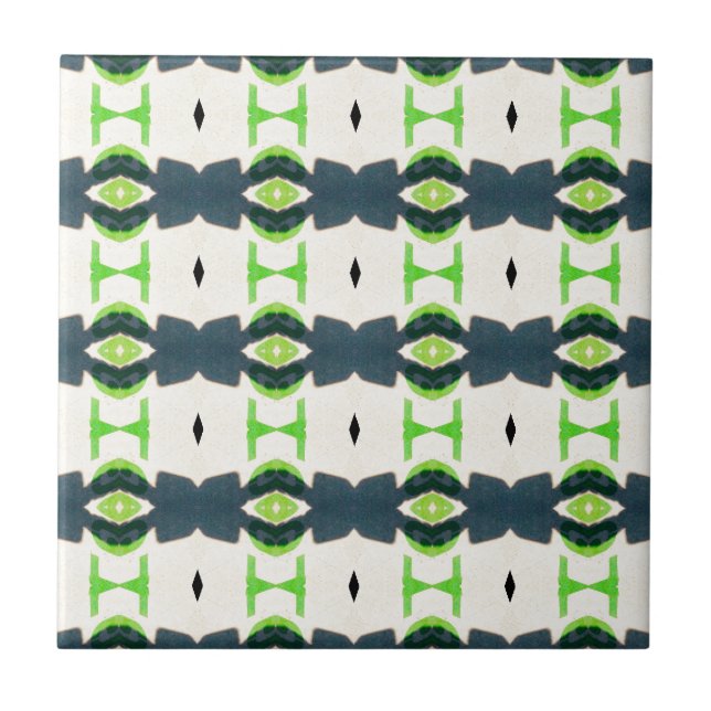 Tiki design pattern tile (Front)