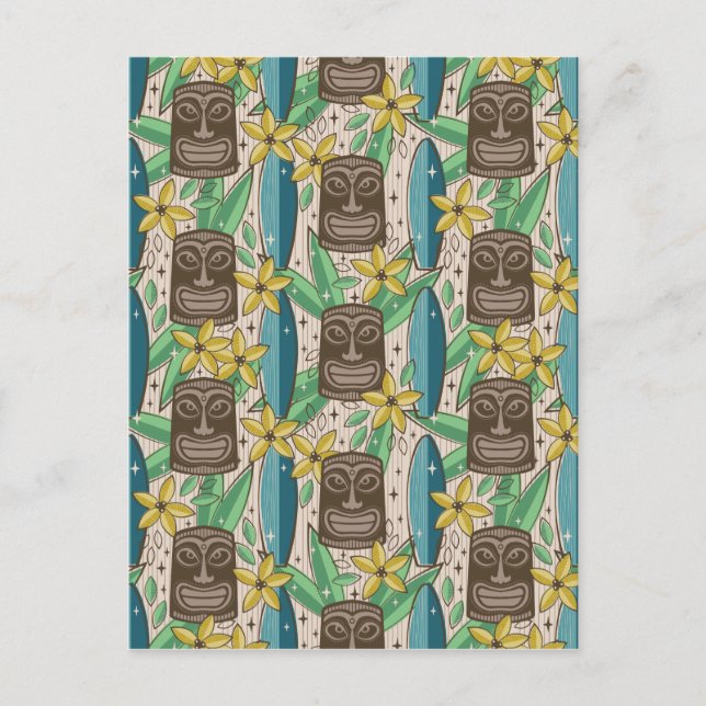 Tiki Garden Postcard (Front)