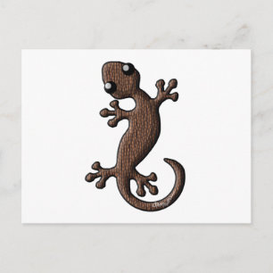 Tiki Gecko Postcard