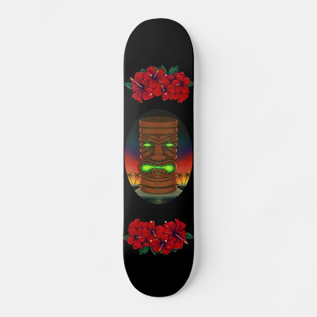 Tiki God Skateboard (Front)