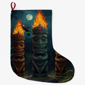 Tiki Gods Christmas Stocking