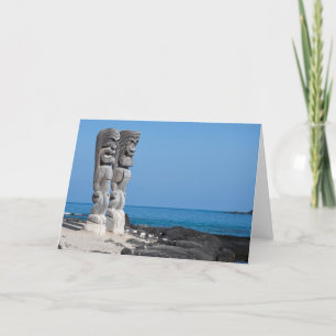 Tiki Greetings Card
