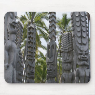 Tiki Guardians at Place of Refuge - Mousepad
