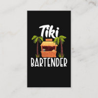 Tiki Hawaii Bartender Funny Tahitian Drink Mixer