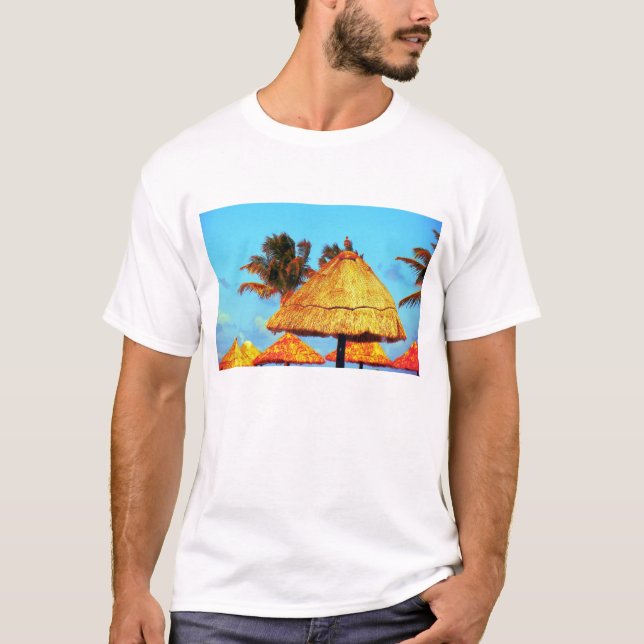 ~Tiki Huts~ TEE (Front)