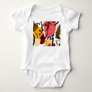 Tiki Idols Palm: Vintage Design Baby Bodysuit