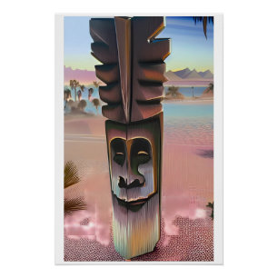 Tiki Illusions Poster