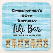 Tiki Luau Island Beach Birthday