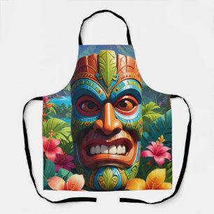 Tiki Mask Apron