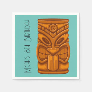 Tiki Mask Corn Hole Set  Napkin