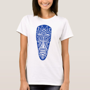 Tiki Mask II - Navy Blue T-Shirt