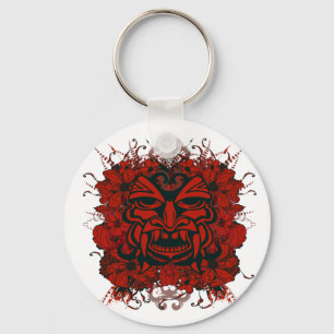 Tiki Mask Keychain