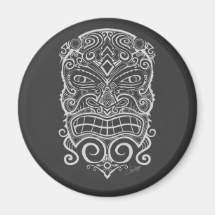 Tiki Mask Magnet