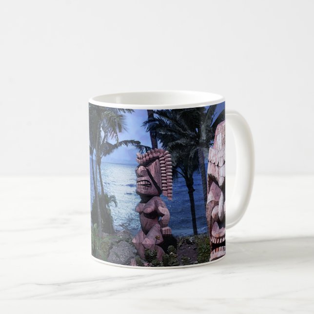 Tiki Moon Coffee Mug (Front Right)