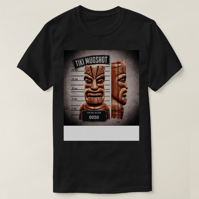 Tiki Mugshots TShirt (Design Front)
