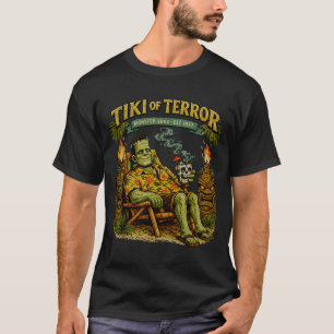 Tiki Of Terror Monster Luau Hawaiian Summer T-Shirt