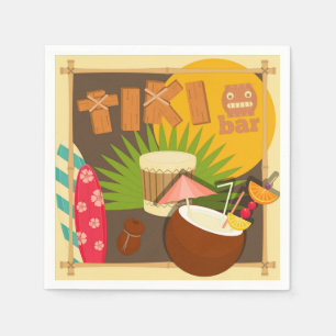 Tiki Party Napkin