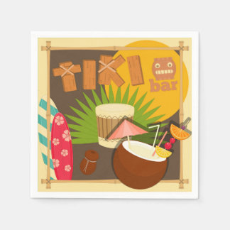 Tiki Party Napkin