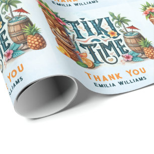 TIKI Party Personalised Custom Wrapping Paper
