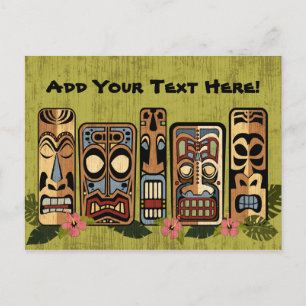 Tiki Party Postcard