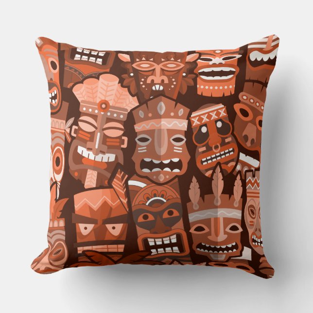 TIKI Pattern 2 Cushion (Front)