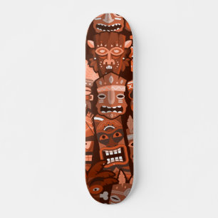 TIKI Pattern 2 Skateboard