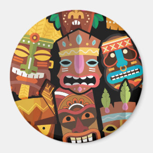 TIKI Pattern 5 Magnet