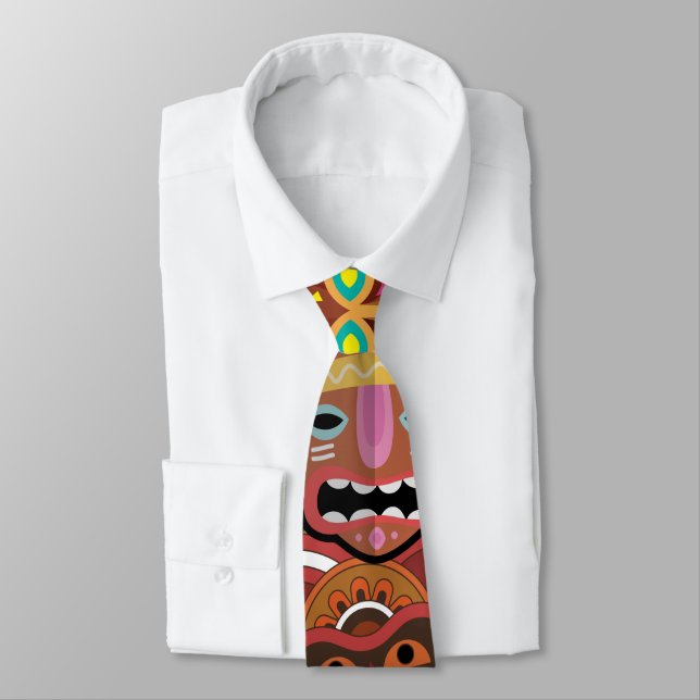 TIKI Pattern 5 Tie (Tied)