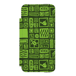 Tiki Pattern Incipio Watson™ iPhone 5 Wallet Case