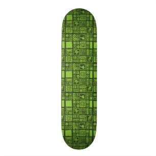Tiki Pattern Skateboard