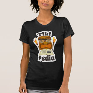 Tiki-pedia Encyclopaedia Fun Tropical Mid-Century T-Shirt
