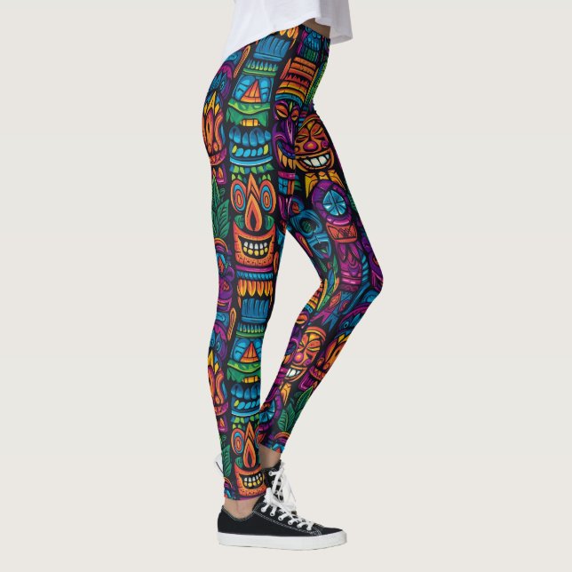 Tiki Pop Fashion Leggings (Right)