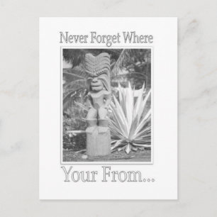tiki postcard