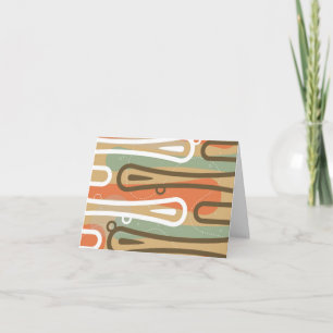 Tiki - Retro Modern Note Card