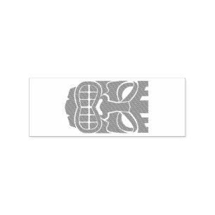 Tiki Sculpture Thunder_Cove Rubber Stamp