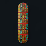 Tiki skateboard<br><div class="desc">Wall art or use as skateboard</div>