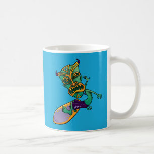 Tiki Surfer Coffee Mug