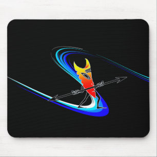 Tiki Surfer Mouse Mat