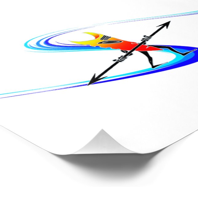 Tiki Surfer Photo Print (Corner)