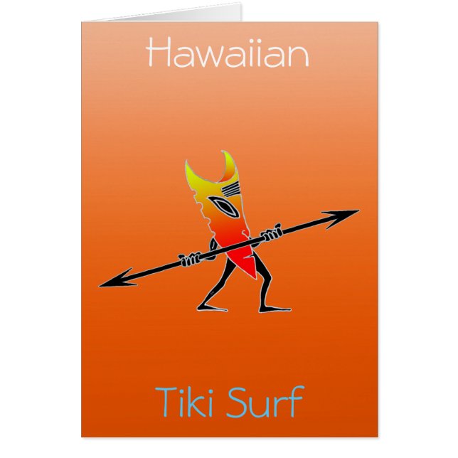 Tiki Surfer Red And Yellow (Front)