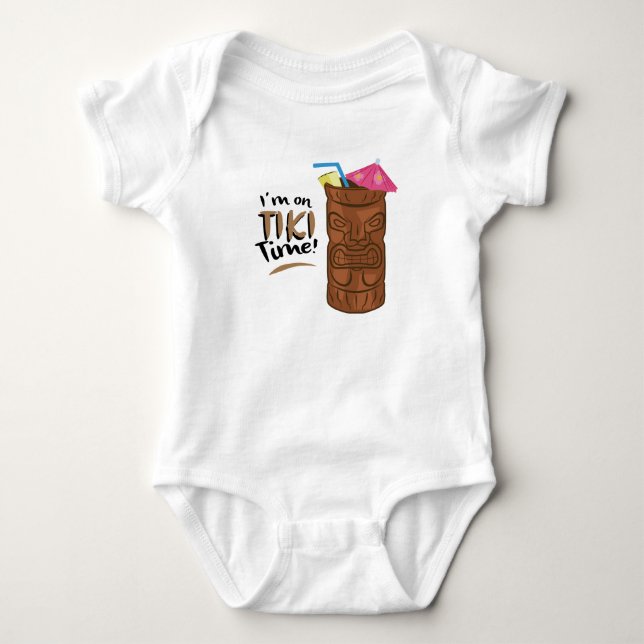 Tiki Time Baby Bodysuit (Front)