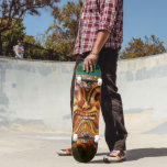 Tiki Time Cool Fun Fierce Vintage Retro Tropical Skateboard<br><div class="desc">“Tiki time”. Get ready to embrace your inner tiki on the city streets whenever you use this cute, fun, fierce, vintage distressed Hawaiian wooden tiki face photo skateboard. Makes a retro cool and funky statement every time you surf the pavement. Makes a great gift for someone special (or yourself)! You...</div>