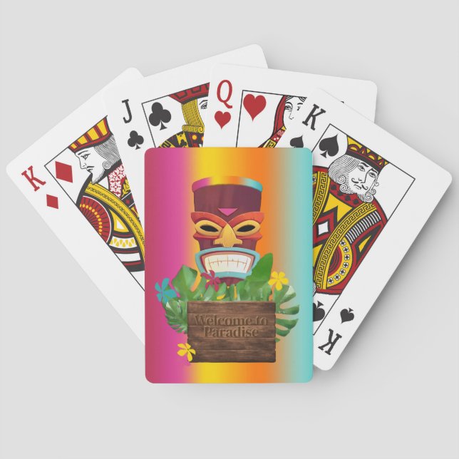 Tiki Time Playing Cards (Back)