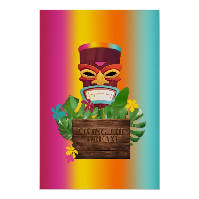 Tiki Time Poster (Front)