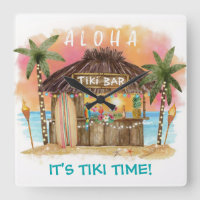 Tiki Time Tropical Beach Bar Surf & Sea